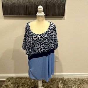 Shein Curvi short sleeve tee, 4XL.